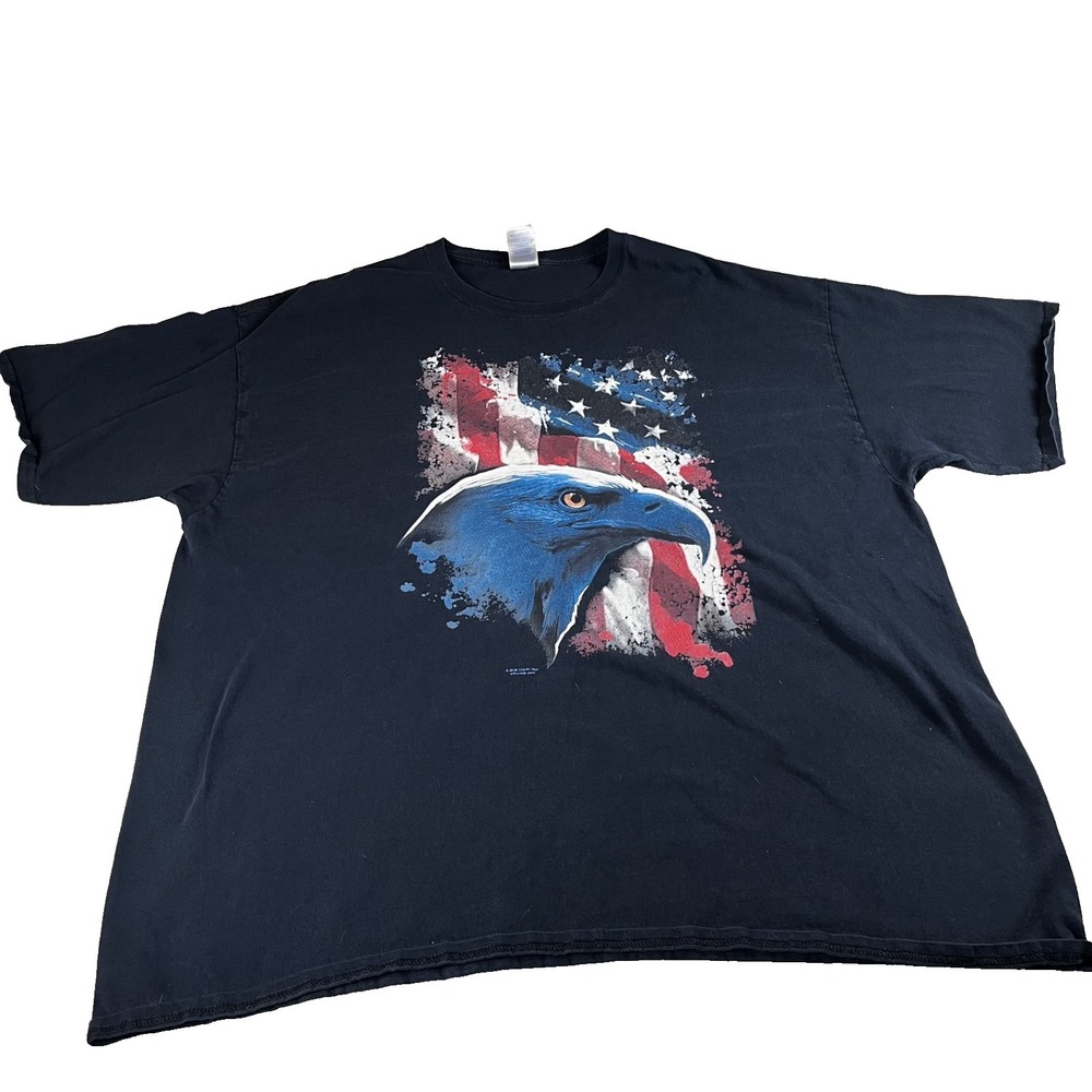 USA Patriotic t-shirt 3XL Black